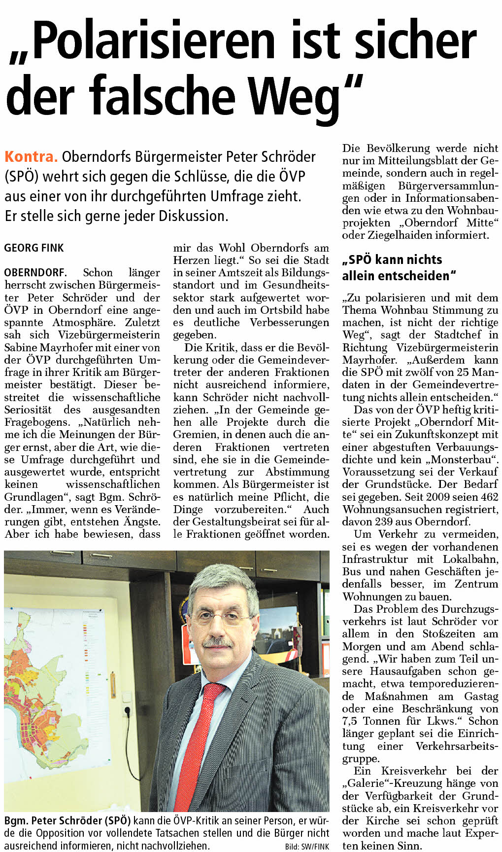 Polarisieren Initiative Zukunft Oberndorf NOW Neue Oberndorfer Polarisieren Initiative Zukunft Oberndorf NOW Neue Oberndorfer