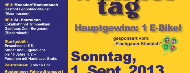 Radwandertag 2013 Rad fahren zugunsten der Lebenshilfe Oberndorf