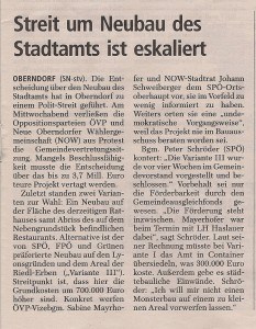 SN Artikel Streit Neubau Stadtamt 30.08.2013
