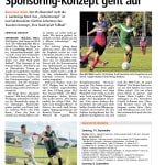 Sponsoring-Konzept geht auf