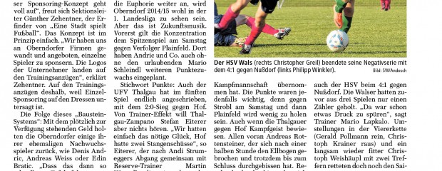 Sponsoring-Konzept geht auf