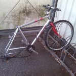 Demoliertes Fahrrad
