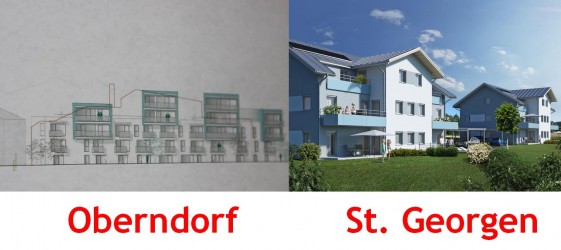 Hässliche Bauten in Oberndorf
