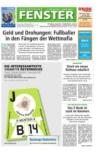 Salzburger Fenster Titelseite Ausgabe 43 2013 v. 11.12.2013
