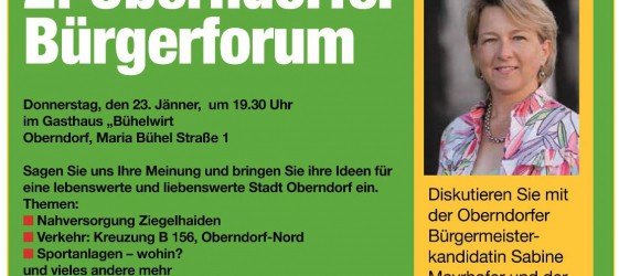 Bürgerforum 2 ÖVP Oberndorf