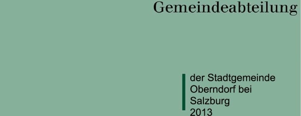 Prüfbericht Stadtgemeinde Oberndorf 2013