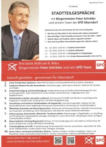 Stadtteilgespräche SPÖ Oberndorf Wahl 2014
