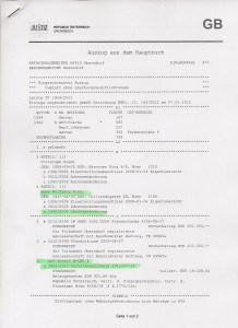 Beweis 3 - Grundbuch Adressänderung