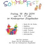 Kindergarten Ziegelhaiden Sommerfest 23.05.2014
