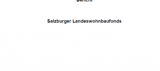 Bericht Landesrechnungshof - Salzburger Landeswohnbaufonds