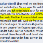 Walter Steidl SPÖ Zensur 3