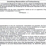 Umstellung auf Wasserzähler mit Funkauslesung - Mitteilungsblatt der Stadtgemeinde Oberndorf vom Februar 2015