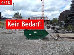 Kein Bedarf
