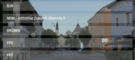 Wahlumfrage Oberndorf