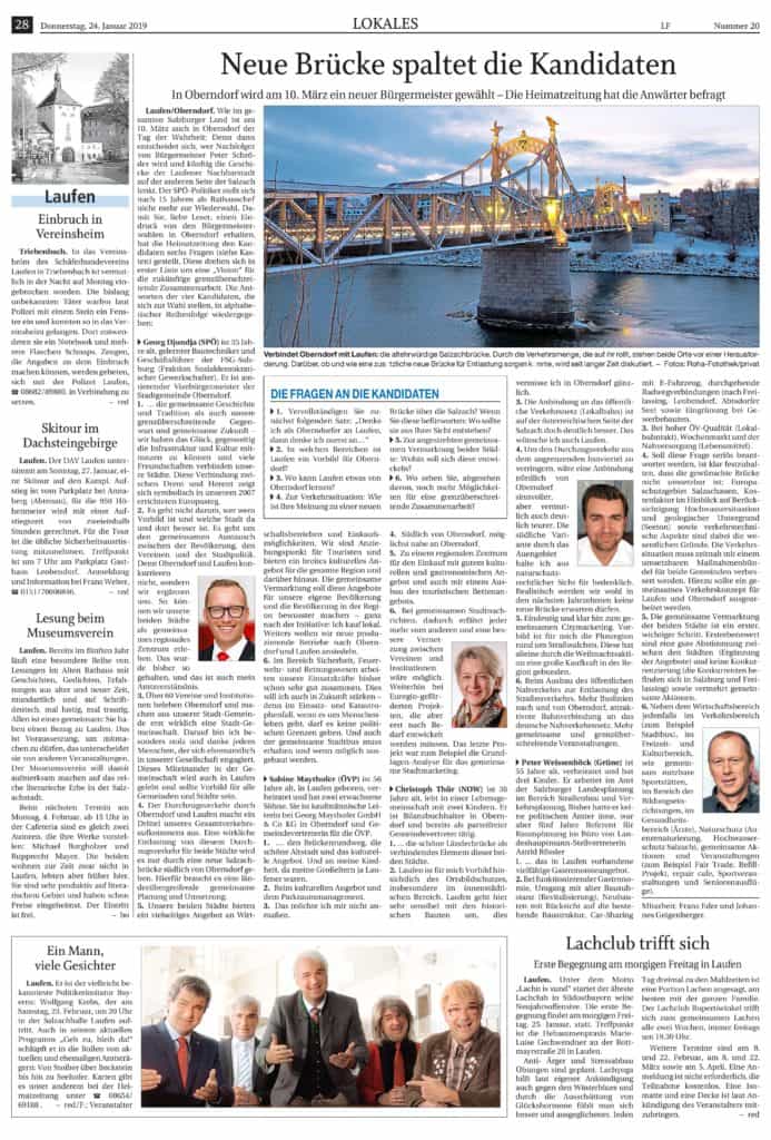 Bürgermeister Umfrage Südostbayerische Rundschau